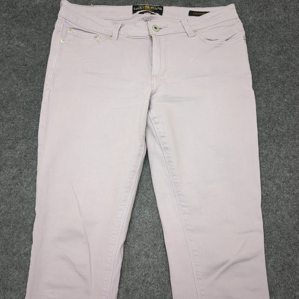 Lucky‎ Brand Lolita Skinny Jeans Women's Size 6/28 Lavender Casual - Picture 5 of 14